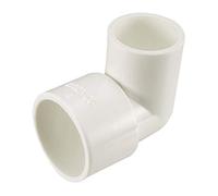 sourcing map 5pcs 32mm x 25mm Coude PVC Raccord tuyau Adaptateurs 90 Degrés