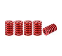 sourcing map 5pcs 3D Imprimante Matrice Ressort TM 20mm OD 30mm Long Rouge