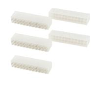 sourcing map 5Pcs 3mm intervalle 24 Broches fiche Droite Automobile PC PSU approvisionnement du connecteur ATX