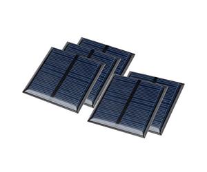 sourcing map 5pcs 5.5V 60mA poly Module de panneau de cellule solaire bricolage pour chargeur