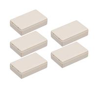 sourcing map 5pcs 58x35x15mm plastique électrique Boîtier jonction Bricolage blanc boîte