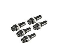 sourcing map- 5Pcs AC 10A 250V Panneau Electrique Porte-fusible Bouchon Vis Noir 18mmx30mm