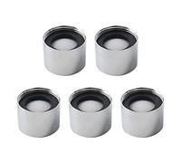 sourcing map 5pcs Aérateur de Robinet Mousseur Universel Femelle Robinet Remplacement Pièce Eau Filtre Adaptateur pour Lavabo Cuisine Évier Robinet Bidet M18