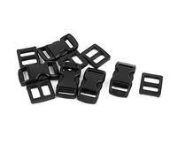 sourcing map 5pcs Boucle Attache Sangle Sac en plastique rapide côté boucle fermoir 10 11mm Bande Sangle