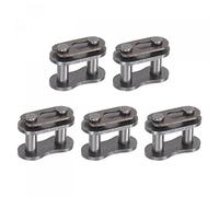 sourcing map 5Pcs Chaîne Maître Connecteur Lien Rouleau 1/2" Pas Carbone Acier Standard Connexion Fractionnés Liens pour 08B Chaîne