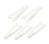 sourcing map 5pcs Chape Nylon Blanc 2mm Longueur 29mm Trou Dia pour Avion RC