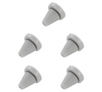 sourcing map 5Pcs Embouts de Rechange pour Pommeau de Douche, Embout en Silicone, Buse Ronde, Pièces de Réparation pour Pommeau Douche, Convient pour Un Diamètre de Trou de 6mm, Gris Foncé