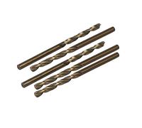 sourcing map 5pcs Foret hélicoïdal HSS Cobalt Forage Dia 3,1mm spirale métrique Outil rotatif