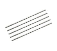 sourcing map Goujon Double Extrémité Fileté Vis Boulon 304 Inox Acier M6 x 180mm 5Pcs