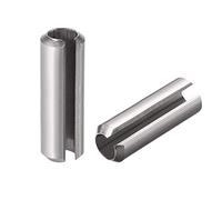 sourcing map 5pcs Goupille à Ressort Fendue 304 Acier Inoxydable Cylindriques Finition Unie M8 x 50mm