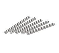 sourcing map 5pcs M10 x 100mm Tige Filetée Entièrement 304 Inox Acier Droite Main Filetage M10-1,5 Filetage Pas