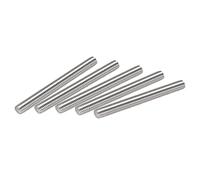 sourcing map 5pcs M10 x 90mm Tige Filetée Entièrement 304 Inox Acier Droite Main Filetage M10-1,5 Filetage Pas