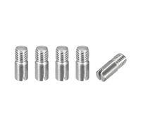 sourcing map 5Pcs M3 x 8mm Goupille Cylindrique Fendue en Acier Inoxydable 304, Goupille de Localisation à Filetage Externe pour Armoires de Meubles