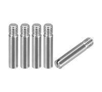 sourcing map 5Pcs M4 x 20mm Goupille Cylindrique Fendue en Acier Inoxydable 304, Goupille de Localisation à Filetage Externe pour Armoires de Meubles