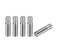 sourcing map 5Pcs M5 x 20mm Goupille Cylindrique Fendue en Acier Inoxydable 304, Goupille de Localisation à Filetage Externe pour Armoires de Meubles