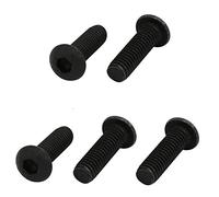 sourcing map 5pcs M6x20mm Vis Filetage à Gauche Vis Mandrin Perceuse Vis Blocage Boulon Classe 10.9