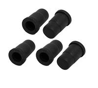 sourcing map 5pcs Manchon femelle Roulette noir 32mmx19mm pour Poignée Cou roulette