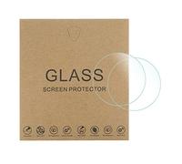 sourcing map 5pcs Montre Verre Écran Protecteurs 24mm Hd Verre Trempé Verre Haut AL Anti-Rayures 9H Dureté 2.5D Haut Définition Anti-Explosion Montre-intelligente Protection Film