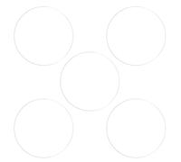 sourcing map 5pcs Montre Verre Écran Protecteurs 31mm Doux TPU Anti-rayures HD Clair Haute Définition Rond Montre Intelligente Écran Protection Film