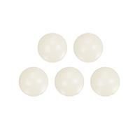 sourcing map 5pcs PA66 Nylon Solide Plastique Billes 7mm G3 Précision Roulement Billes