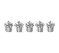sourcing map 5Pcs Piste Pointes 1/8 Pouce Alliage Acier Petit Pointu Remplacement Pointes pour Milieu Longue Distance Course à Pied Piste Chaussures, Argenté