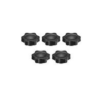 sourcing map- 5pcs Poignée serrage préhension Boutons à vis fileté forme étoile M10