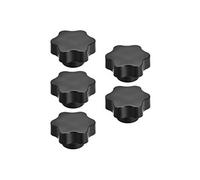 sourcing map- 5pcs Poignée serrage préhension Boutons à vis fileté forme étoile M10