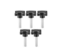 sourcing map- 5pcs Poignée Serrage Préhension Boutons à vis M10x50mm Métal Plastique