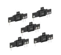 sourcing map 5pcs Potentiomètre Glissière Résistance Variable Mélangeur 35mm Droit Potentiomètre à Curseur Coulissant B20K Ohm Linéaire Unique pour Atténuation Réglage