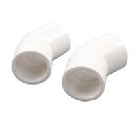 sourcing map 5pcs Raccord Coude PVC tuyau connecteurs 20mm à 20mm 45 degrés
