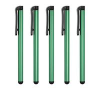 sourcing map 5pcs Stylet Stylos pour Écrans Tactiles Universel Capacitif Stylet Crayon Sensibilité pour Téléphone Tablette Tout Capacitif Écran Tactile Dispositif, Vert