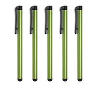 sourcing map 5pcs Stylet Stylos pour Écrans Tactiles Universel Capacitif Stylet Crayon Sensibilité pour Téléphone Tablette Tout Capacitif Écran Tactile Dispositif, Clair Vert