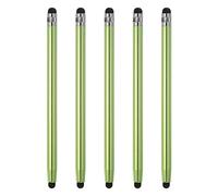 sourcing map 5pcs Stylet Stylos pour Tactile Écrans Capacitif Stylet Universel Tablette Stylo Sensibilité Précision, Vert