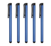 sourcing map 5pcs Stylet Stylos Universel Capacitif Marin Bleu | pour Écrans Tactiles, Stylet Crayon Sensibilité pour Téléphone Tablette, Tout Capacitif Écran Tactile Dispositif
