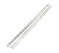 sourcing map 5pcs Tige en acier inoxydable 190 mm x 2 mm bricolage Modèle lecteur de raccordement