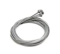 sourcing map 5pcs Universal 1.8m Longueur Métal Frein Ligne Câble pour Moto