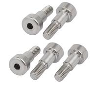 sourcing map 5pcs Vis Épaule 6mm Ø 8mm long épaule filetage M5