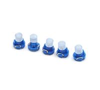 sourcing map 5Pièces 12V Bleu T3 Coin Auto jauge Tableau Bord Tableau Bord Interne Ampoule