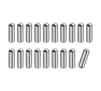 sourcing map 5x15mm Goujons Goupilles, 20pcs 304 Inox Acier Rond Tête Plat Chanfreiné Terminal Cheville Broche Bois Superposé Lit Étagère Chevilles Support Étagères Attacher Éléments