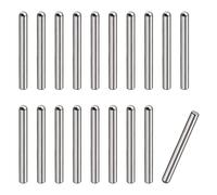sourcing map 5x45mm Goujons Goupilles, 20pcs 304 Inox Acier Rond Tête Plat Chanfreiné Terminal Cheville Broche Bois Superposé Lit Étagère Chevilles Support Étagères Attacher Éléments