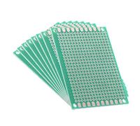 sourcing map 5x7cm Carte de Prototypage PCB Prototype Plaque Circuit Imprimé Simple Face Universel souder bricolage 8pcs