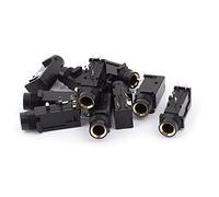 sourcing map 6,35mm Stéréo Prise 4 Borne Jack PCB Mount Connector 10pcs