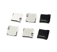 sourcing map 6 Morceaux de Carte mémoire Micro SD TF Prises Femelles Remplacement