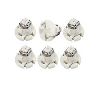 sourcing map 6 Pcs Rouge T3 3020 SMD LED Tableau Bord Voiture Ampoule Lampe Signal Interne 12V