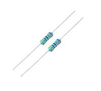 sourcing map 60 Pcs Résistance 470K Ohm 1/2W Axial Plom 1% Tolérance Métal Film