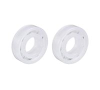 sourcing map 6004 Profonde Gorge Bille Roulements 20mm Alésage 42mm Diamètre Externe 12mm Épais PP Plastique Ouvert Type Verre Billes 2pcs