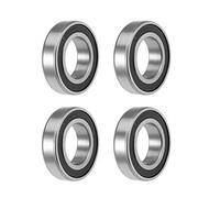 sourcing map 6006-2RS Roulements à Billes à Gorge Profonde Z2 30mm x 55mm x 13mm Double Blindé Acier Carbone 4Pcs