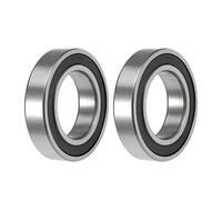 sourcing map 6008-2RS Roulements à Billes à Gorge Profonde Z2 40mm x 68mm x 15mm Double Blindé Acier Carbone 2Pcs