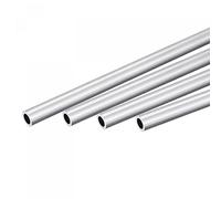 sourcing map 6063 Aluminium Rond Tube 13mm Diamètre Extérieur 10mm Diamètre Intérieur 300mm Longueur Tuyau Tube 4Pcs