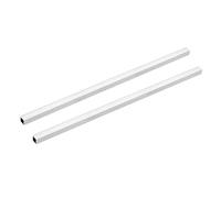 sourcing map 6063 Aluminium Tube Carré Tube 10mmx10mmx1mm Mur Épaisseur 300mm Longueur Sans Soudure Droit Tuyau Tube 2Pcs